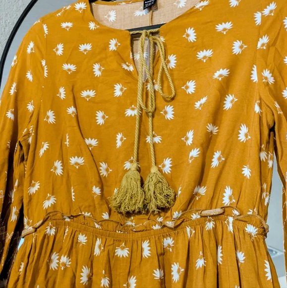 Mustard Maxi Dress - Picture 3 of 4